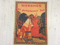 merghen si prietenii lui editura ion creanga 1989 RSR carte povesti ilustrata foto