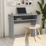 Birou Gri Sonoma 90x50x74 cm vidaXL Lemn Prelucrat Birou Calculator Spatiu Depozitare