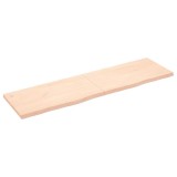 Cumpara ieftin Blat de masă, 180x50x(2-4) cm, lemn masiv de stejar netratat