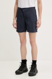 Hagl&ouml;fs pantaloni scurți outdoor L.I.M Fuse II culoarea bleumarin, uni, medium waist, 607710