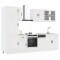 Gossi set dulap de bucatarie 8 piese &bdquo;kalmar&rdquo; alb lucios lemn