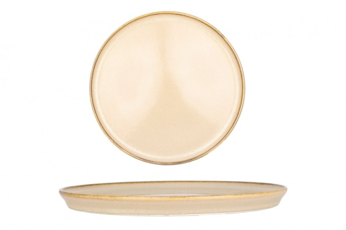 Bonna Farfurie pentru cină - Sand Hygge - Porţelan - 28 cm - set de 6