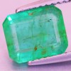 ~ &gt; SMARALD NATURAL verde SUPERB 2,06 ct. 8,5 x 7 mm Certificat Autenticitate !!