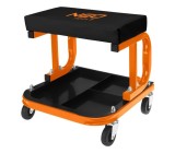 Platforma de lucru pe roti cu raft de scule