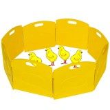 Tarc modular animale mici, pui, catei, pisici, iepuri - 8 panouri plastic si metal