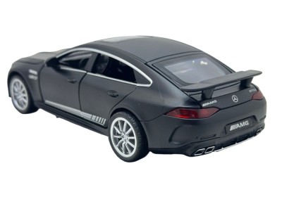 Macheta Mercedes GT63 AMG V8 1:32 negru, sunet, lumini, deschide usi si capote foto