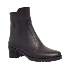 Ghete dama casual din piele naturala - Model imblanit Negru 156N
