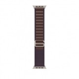 Curea smartwatch, THD, Alpine Loop, compatibila Apple Watch Ultra3 49 mm, Apple Watch 46 mm seria 11, Apple Watch SE3, catarama gri, indigo