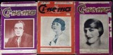 Revista Cinema 1926-1927, 3 Numere, Colectiv, Teatru, Film, Romana, Epoca