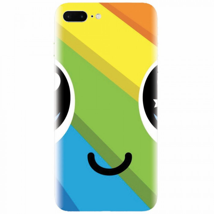 Husa silicon pentru Apple Iphone 7 Plus, Happy Face