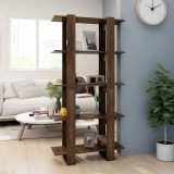 Bibliotecă/Separator cameră, stejar maro, 80x30x160 cm, PAL