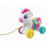 Baby Clementoni - Jucarie De Tras Unicorn Interactiv