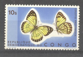 Congo 1971 Butterflies, MNH AE.201 foto