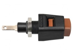Clema de laborator maro 70VDC 16A nichel foto
