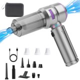 Cumpara ieftin Aspirator Portabil pentru Casa si Masina, Sofia CONCEPT&reg;, 3 in 1, 16000Pa, 6000 Mah, Purple