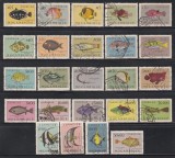 Mozambic 1951 - Pești, Set Complet, Stampilat (vezi descrierea)