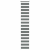 vidaXL Jaluzea tip zebra gri &icirc;nchis lățime țesătură 40,9 cm poliester