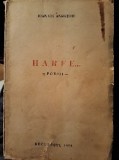 Harfe- Ioan Anglitoiu, 1939, princeps, dedicatie