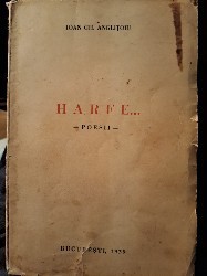 Harfe- Ioan Anglitoiu, 1939, princeps, dedicatie foto
