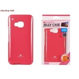 Husa Mercury Jelly HTC One M9 HotPink Blister, Silicon