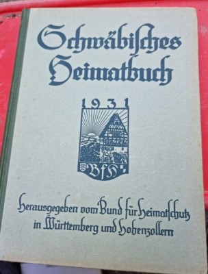 Schwabisches Heimatbuch 1931 foto