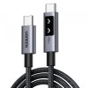 Cablu Date si Incarcare USB-C - USB-C UGREEN L509, 100W, 1m, Gri