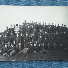 168 - Fotografie veche Grup de soldati