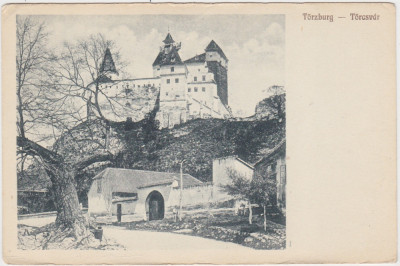 CP SIBIU Hermannstadt Castelul Bran Torzburg Brasov ND(1917) foto