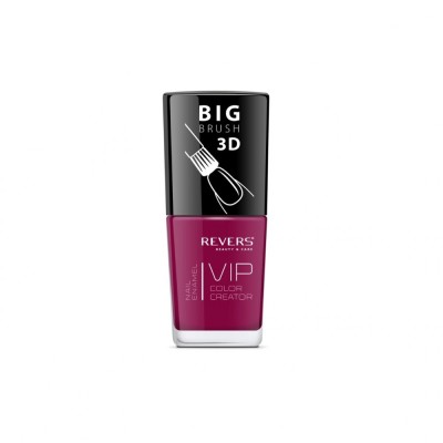 Lac de unghii Vip, 3D, Revers, rosu inchis, 12 ml, Nr 034 - mat foto