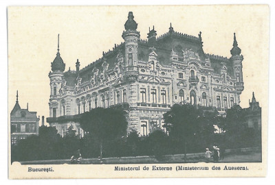 200 - BUCURESTI, Ministerul de Externe, Romania - old postcard - unused foto