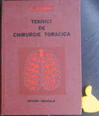 Tehnici de chirurgie toracica Coman vol I foto