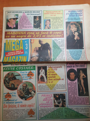 ziarul mega magazin-art madona,m.carey,cher,meryl streep,guns n&amp;#039;rose,k.costner foto