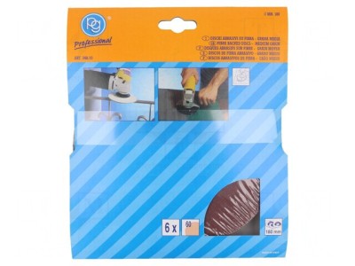 Disc de șlefuire fibră &amp;Oslash;180mm Granularitate 60 pachet 6 buc. foto