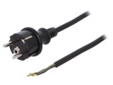 Cablu Electric 3x1mm2 SCHUKO Mufă Guma