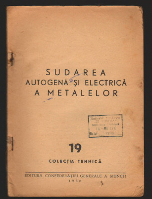 C10481 - SUDAREA AUTOGENA SI ELECTRICA A METALELOR foto