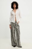 Answear Lab jeans femei, culoarea maro