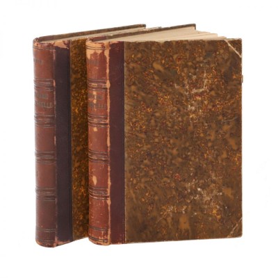 Histoire Universelle. Histoire du Moyen Age, 1864 - 1865, 2 volume din biblioteca lui Mihai Eminescu, cu ex-librisul semnătură al lui Matei Eminescu foto