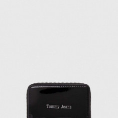 Tommy Jeans portofel femei, culoarea negru