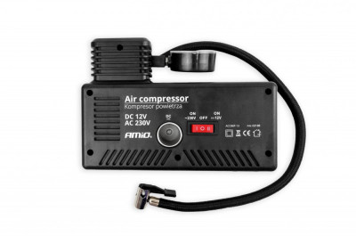 Compresor electric auto AMIO portabil cu alimentare 12V / 230V model 2 foto