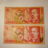 Di.158. Bancnota 100 000 lei 1998 circulata