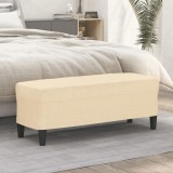 vidaXL Bancă, crem, 100x35x41 cm, textil 349409