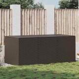 Lada Depozitare Gradina vidaXL Maro 180x90x70cm Poliratan Impermeabila Cutie Exterior Spatioasa