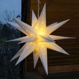 Cumpara ieftin Decoratiune tip Felinar Stea de Craciun Iluminata LED, Diametru 58 cm, vidaXL