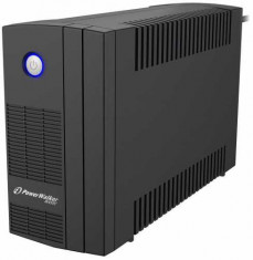 UPS line interactiv 650VA 360W, iesire 2xShuko, baterie 12V 5Ah Powerwalker foto