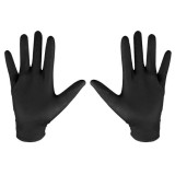 Manusi nitril, unica folosinta, negru, set 100 buc, marimea M, NEO