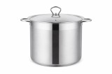 Oala inox cu capac metalic Royalty Line 38 x 26 cm