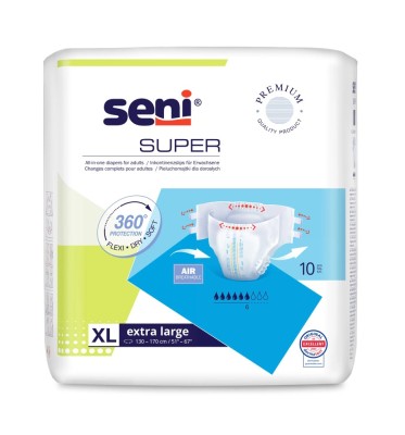 Seni Super Extra Large scutece incontinenţă 10 buc foto