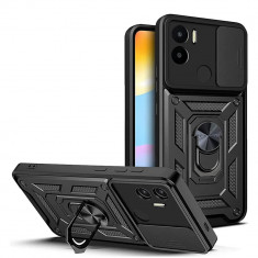 Husa Antisoc Xiaomi Redmi A1+ A2+ cu Protectie Camera Negru TCSS