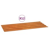 Cumpara ieftin Panouri de acoperis, 12 buc., ruginiu, 100x44 cm, otel corten
