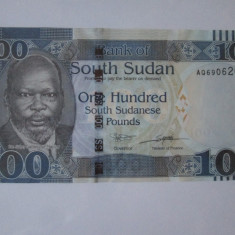 Sudan/South Sudan 100 Pounds 2019 aUNC